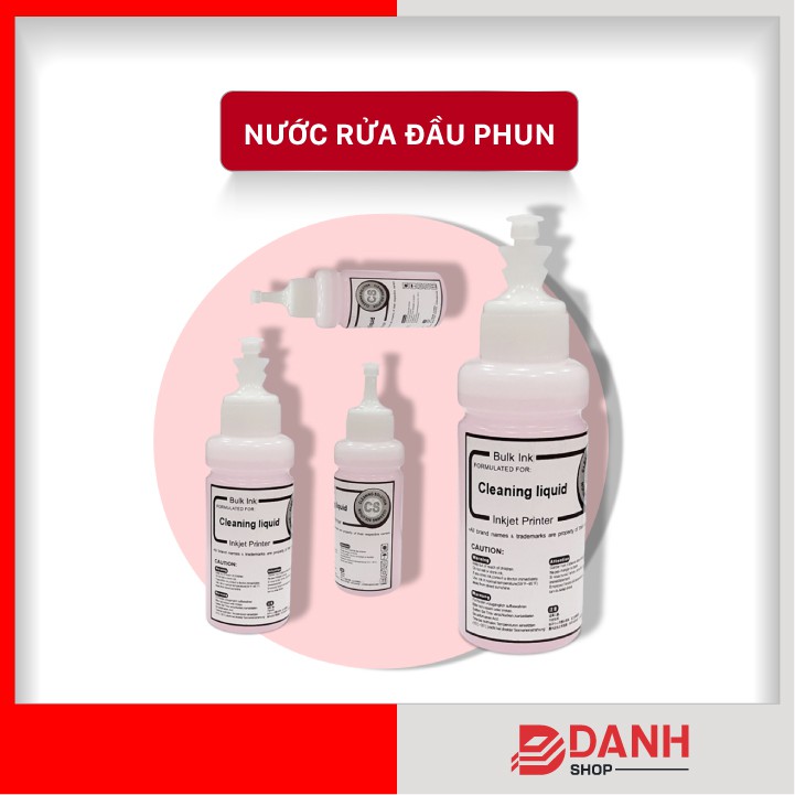 Loại 100ml - Nước rửa đầu phun chuyên dùng cho máy in Epson / Hp / Canon / Brother