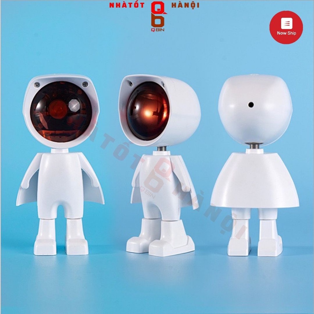 Đèn robot sunset lamp mẫu mới CÓ PIN và Thêm màu rainbow , Màu Chân Trời mới , Kèm cáp sạc