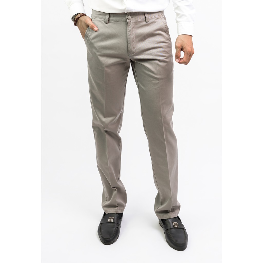Quần Kaki Nam Cao Cấp - Xám Nhạt