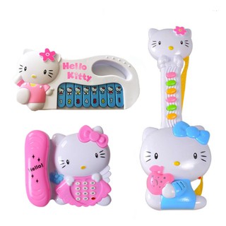 Bộ 3 đồ chơi đàn kitty cho bé