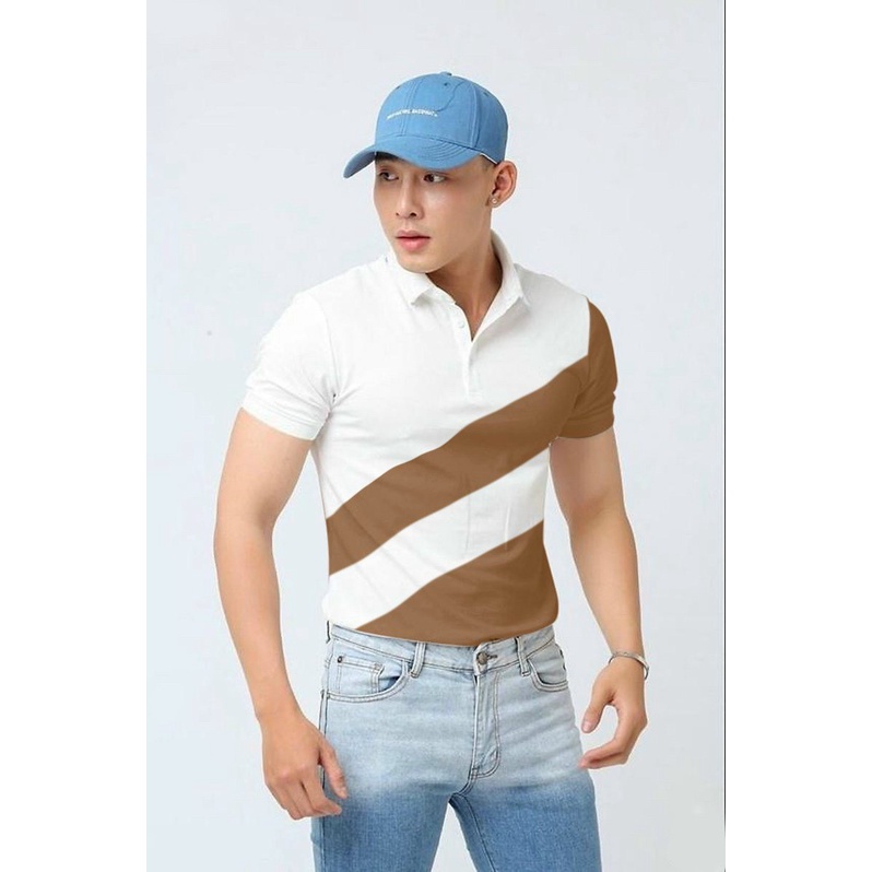 Áo Thun Nam Tay Ngắn Cổ Trụ Chất Thun Cá Sấu(Hình Thật 100%)Hàng Xưởng Loại 1 Giá Rẻ