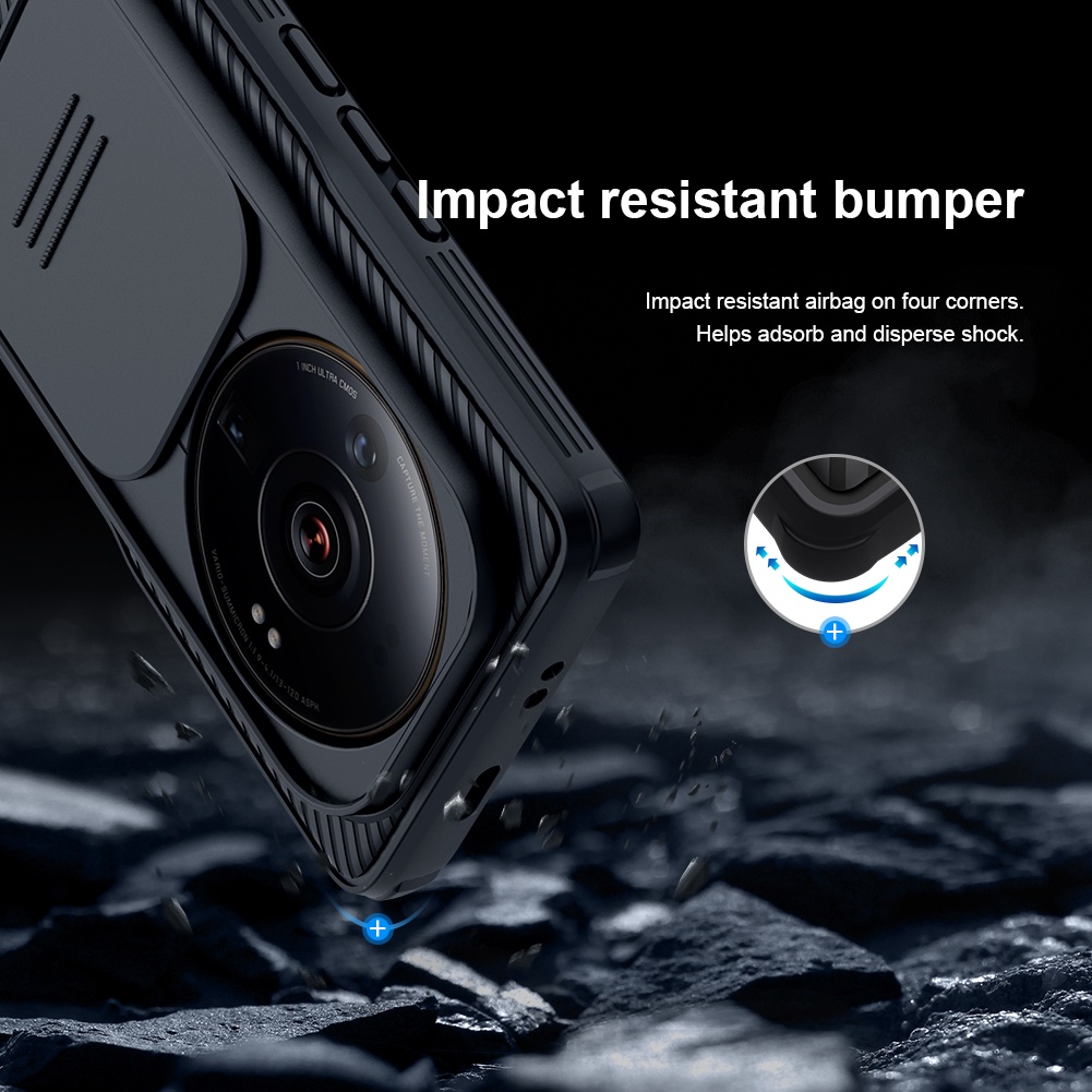 Ốp lưng Xiaomi Mi 12S Ultra NILLKIN CamShield Pro Ống kính trượt Bảo vệ máy ảnh ốp lưng cho Xiaomi Mi12S Pro 5G