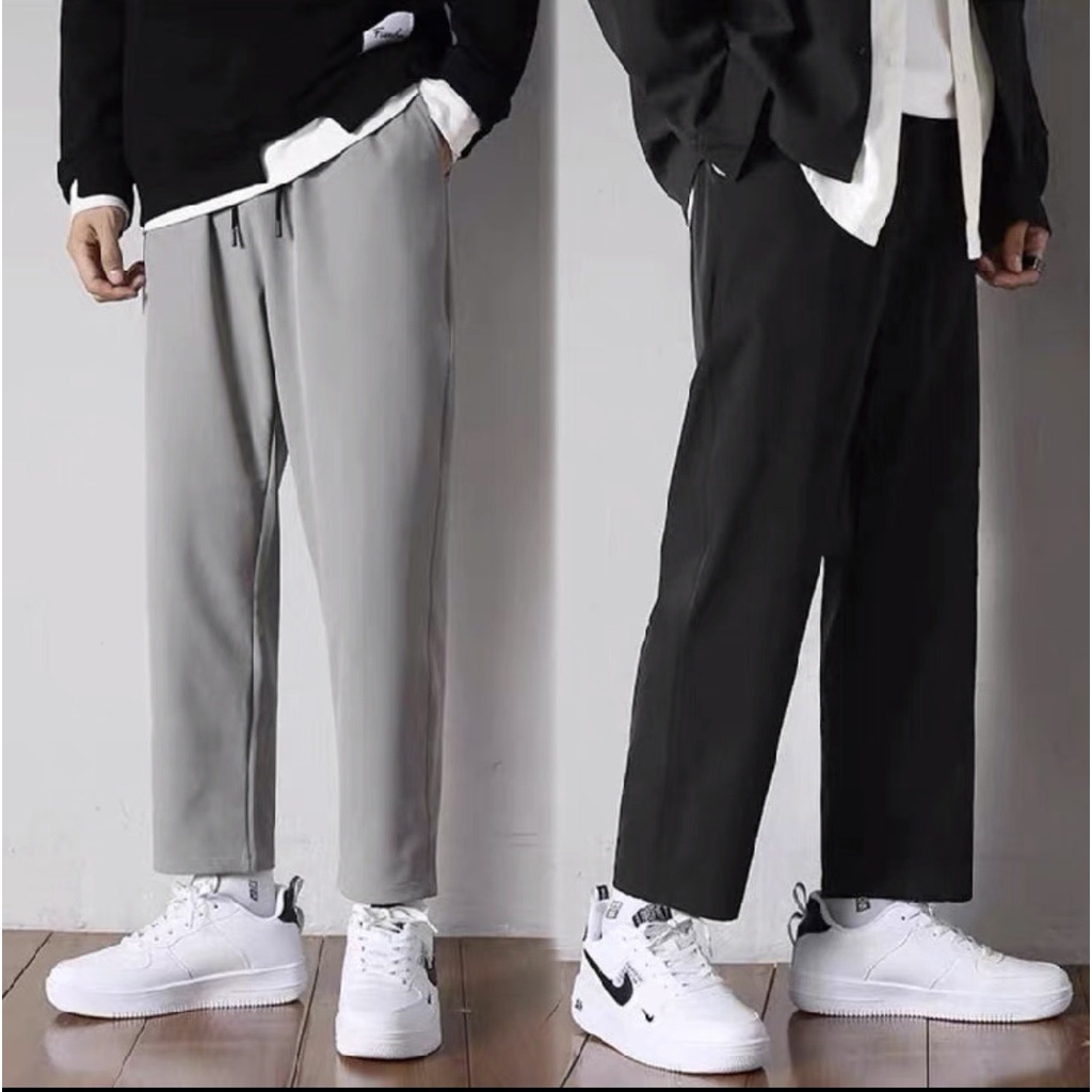 Quần kaki Baggy Nam Nữ- Quần Ống Suông trơn Unisex phong cách hàn quốc cực hot 2022