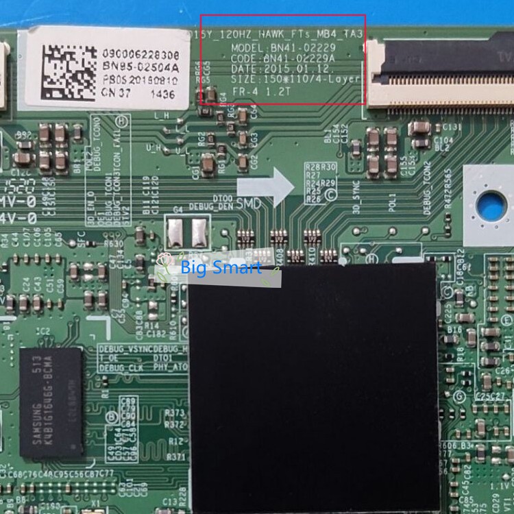 Bảng mạch logic TCON BN41-02229A thích hợp cho TV S32E511C màn hình CY-PJ320CNLV3V