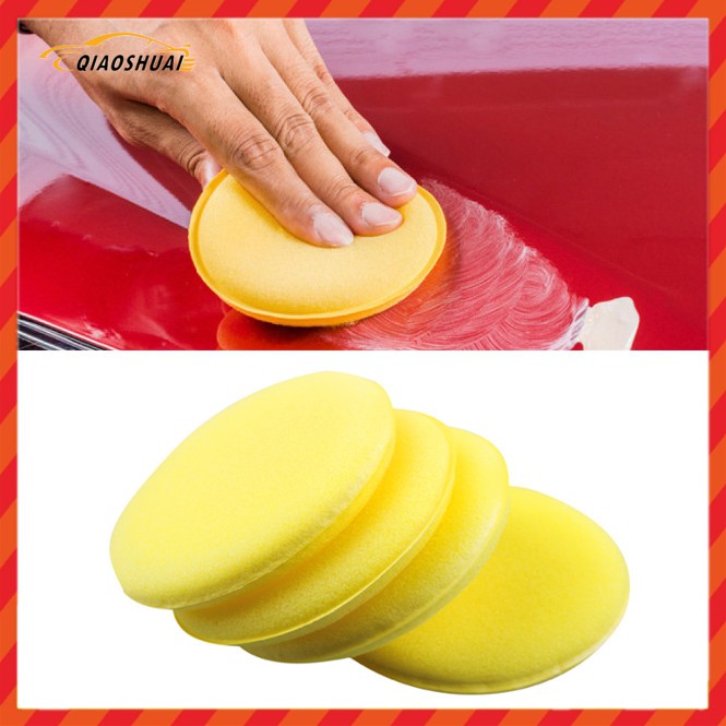 Car cleaning sponge 10*2CM polishing waxing and pressing small sponge Car waxing sponge