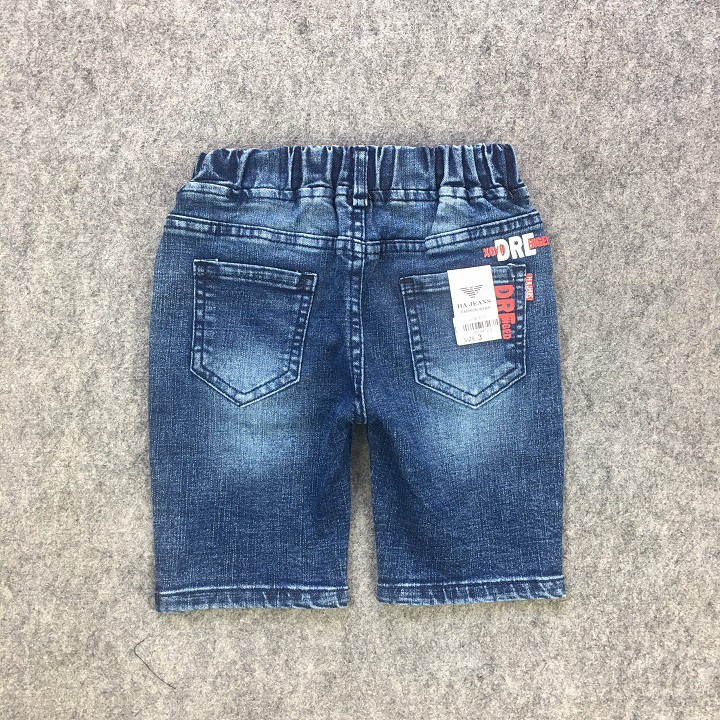 Quần jeans lửng lưng thun co giãn cho bé trai QBT02