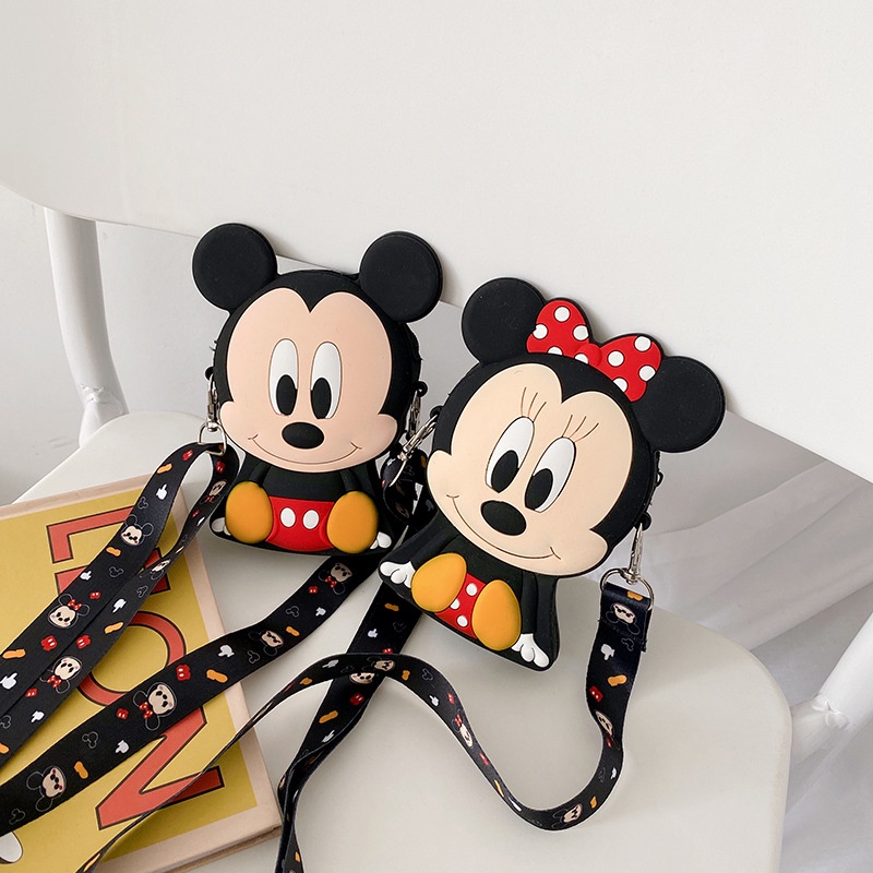 Túi Đeo Chéo Hình Chuột Mickey Minnie Dễ Thương