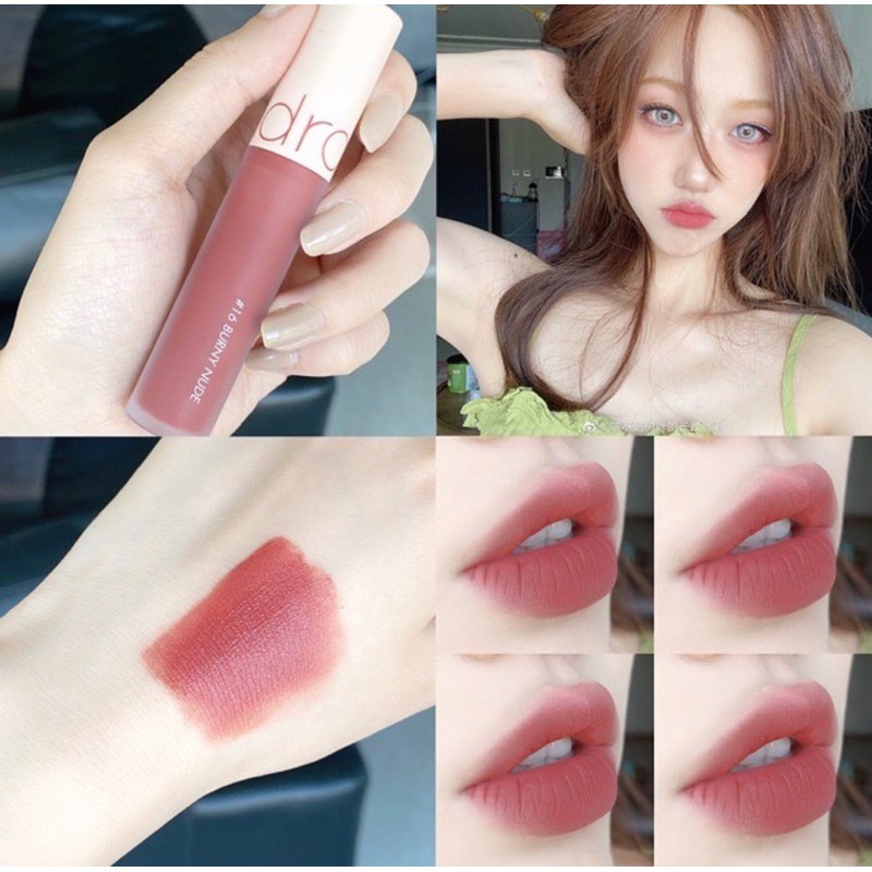 Son kem lì Romand Zero Velvet Tint Baked Velvet 16 Burny Nude