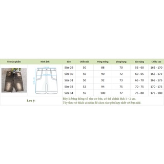 Quần Short Jeans Classic | Đen trơn, Đen Washed, Xám Washed