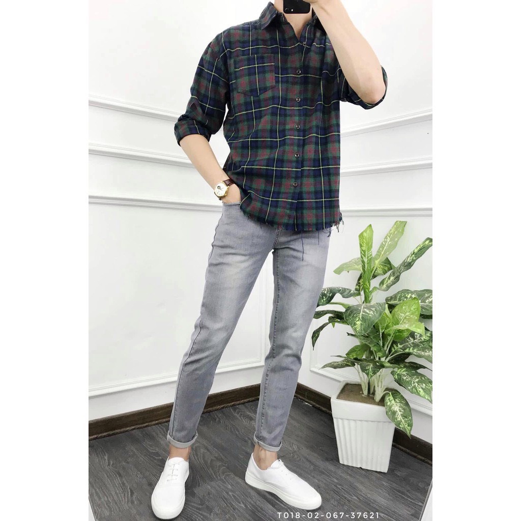 Quần Jean Nam Hàn Quốc Co Dãn 4 Chiều , Form Skinny, Bền Đẹp ⚡The Lizard⚡