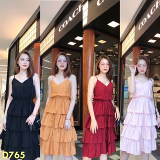 Váy 2 dây tầng XÒE