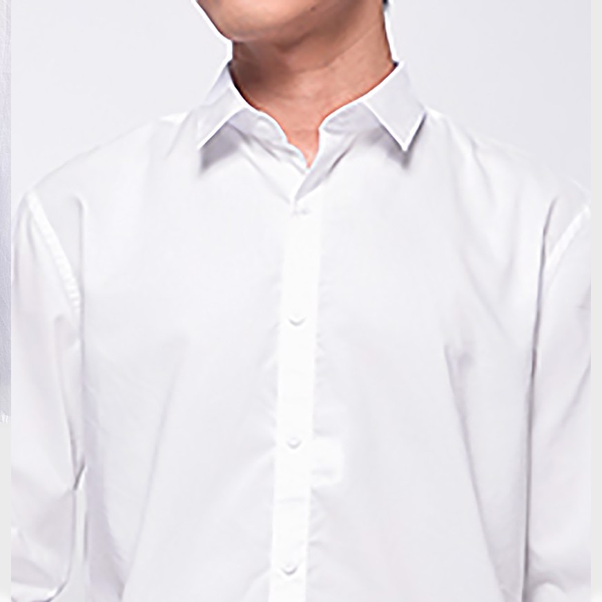 Áo Sơ Mi Nam Trắng Cotton 100% Đẹp Cổ Bẻ Dài Tay Form Rộng Vải Nhập Khẩu Hàn Quốc Cao Cấp Musland SMML2020506