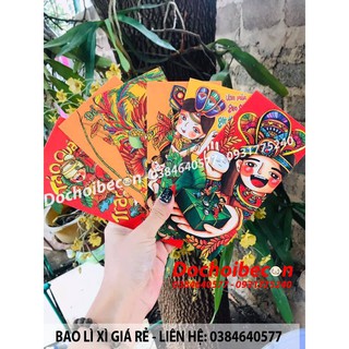 Bao lì xì tết 2021 - Sỉ 100 cái - Tết châm ngôn