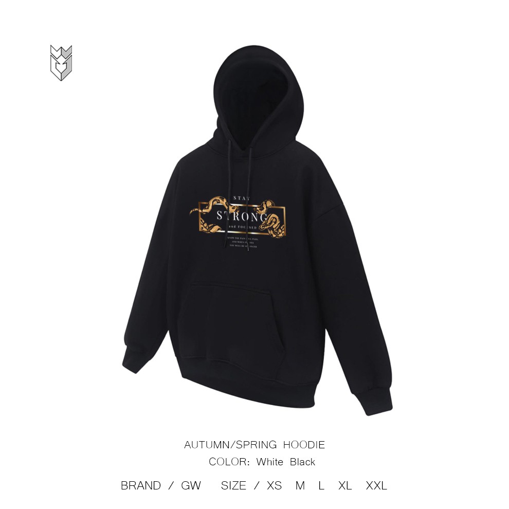 Áo hoodie nỉ Unisex form rộng Stay Strong dài tay - GW Shop | BigBuy360 - bigbuy360.vn