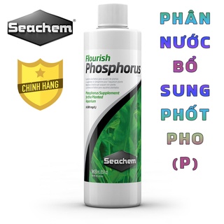 Phân nước Seachem - Flourish Phosphorus bổ sung cho cây thuỷ sinh trong hồ cá - Chai 100/250/500 ml