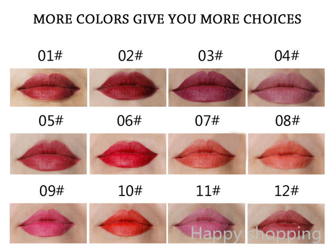 (Hàng Mới Về) Set 12 Chì Kẻ Viền Môi Không Thấm Nước | BigBuy360 - bigbuy360.vn