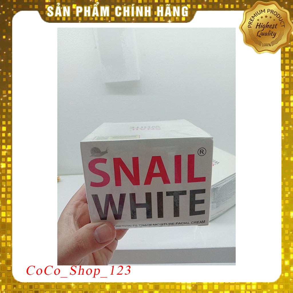 [𝐗Ả 𝐇À𝐍𝐆 - 𝐂.𝐇.Í𝐍.𝐇 𝐇.Ã.𝐍.𝐆]Kem Dưỡng Trắng Da Mặt SNAIL WHITE (Ả𝙣𝙝 𝙩𝙝ậ𝙩)