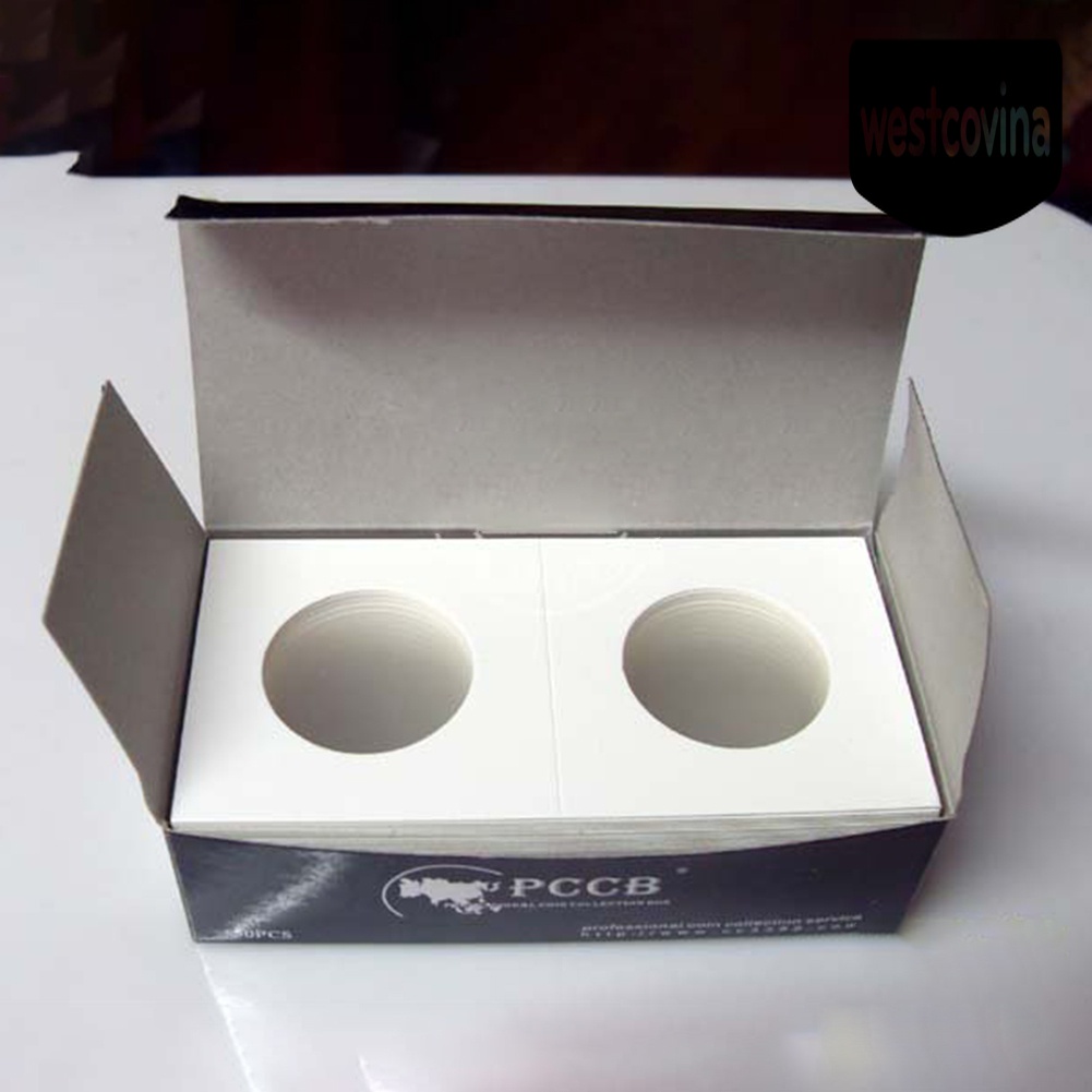 [Hot]☀ Bộ 100 Đế Giấy Các Tông Cho Đồng Xu 20.5 / 23 / 25 / 27.5 / 31.5 / 35mm