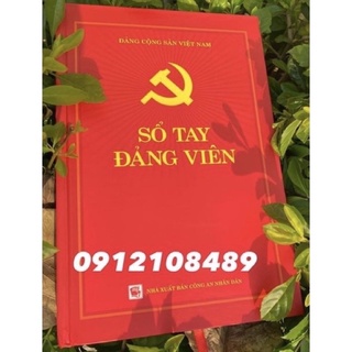 Sổ tay đảng viên của nhà xuất bản công an nhân dân