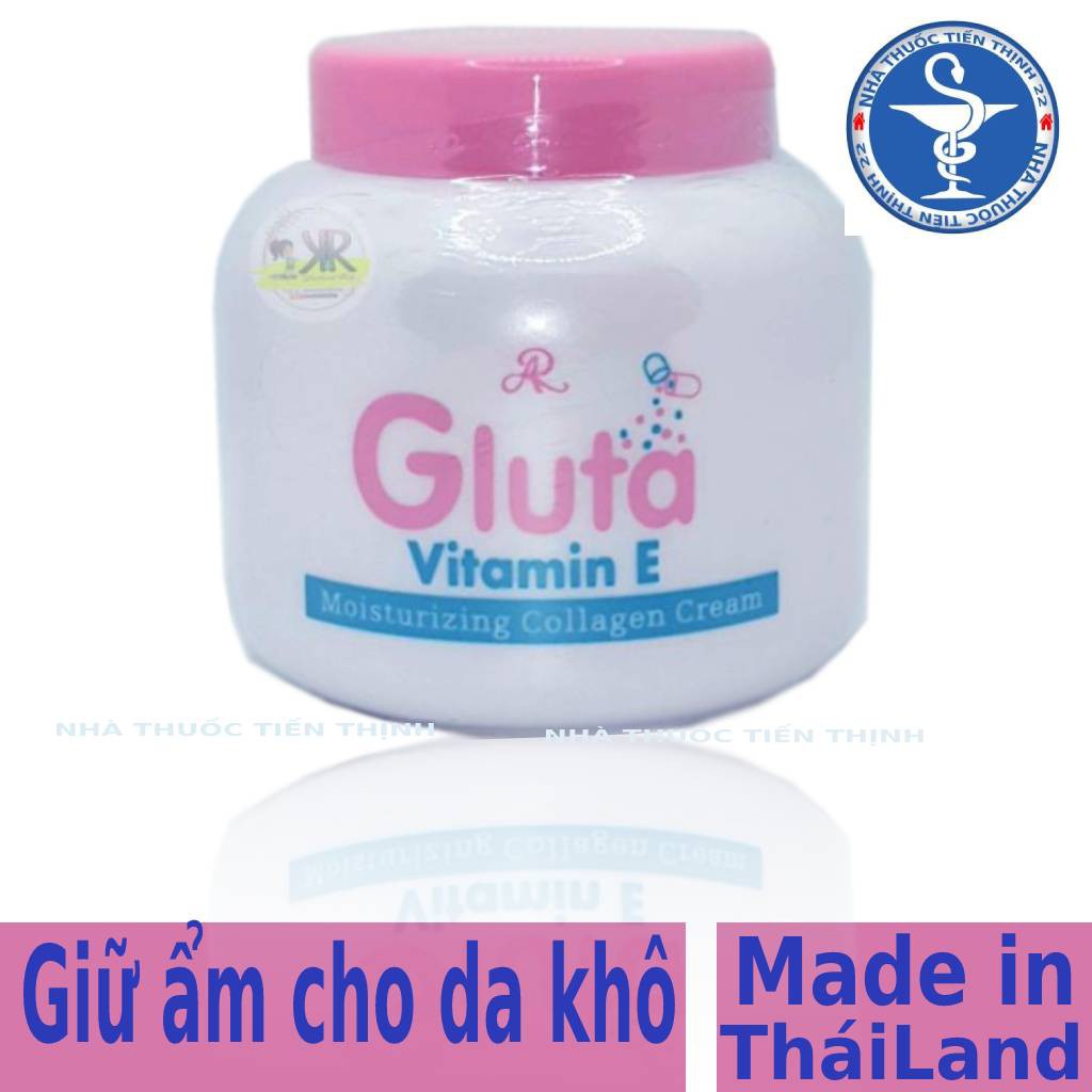 Dưỡng thể trắng da AR Gluta Vitamin Moisturizing Collagen Cream hủ 200ml