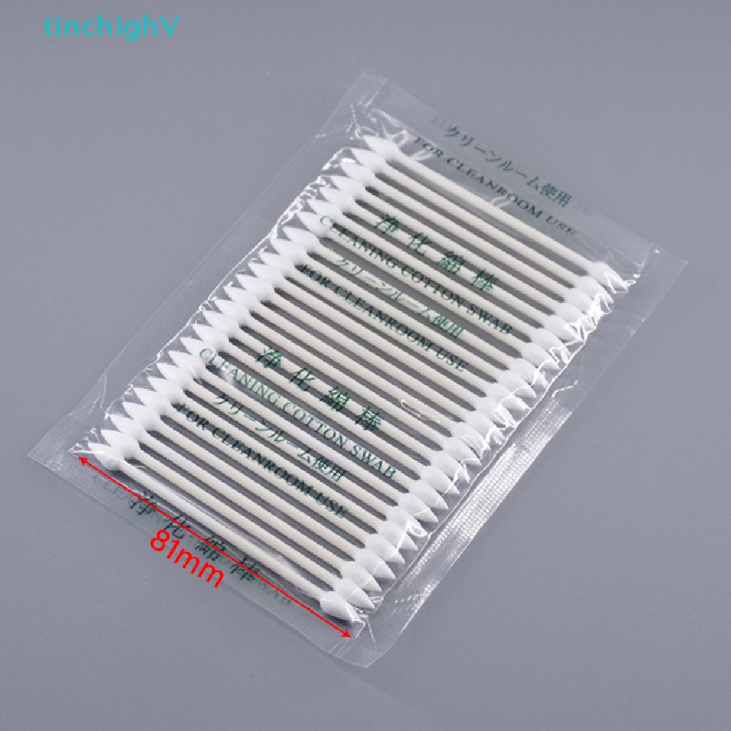 Set 50 / 100 Tăm Bông Vệ Sinh Cổng Sạc / Tai Nghe Chống Bụi