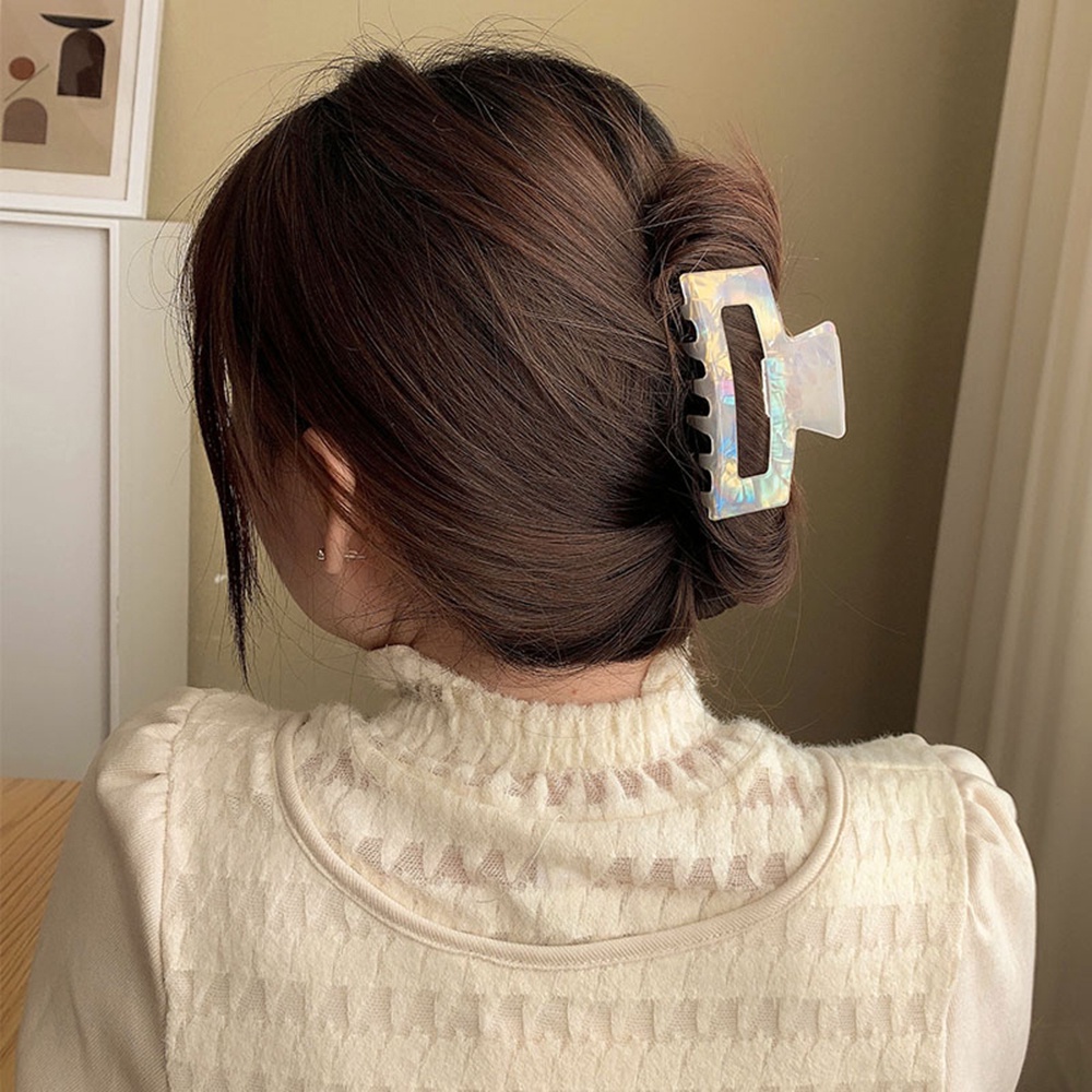 Kẹp tóc bằng nhựa resin phong cách Hàn Quốc cổ điển cho nữ