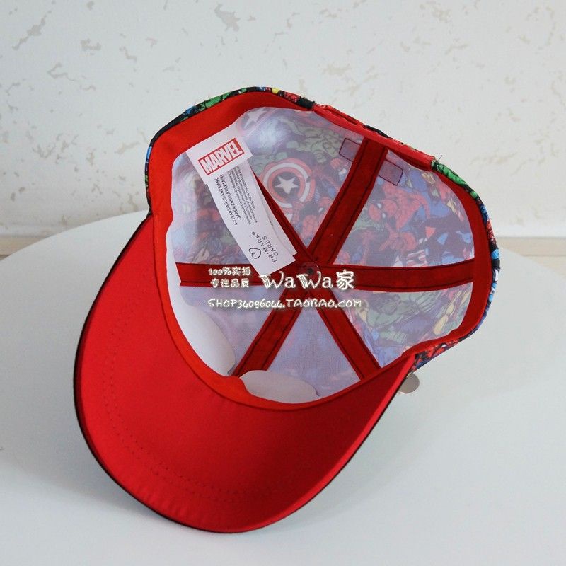 Mũ, nón lưỡi trai Hiphop Disney và HM xuất xịn - Nón Snapback trẻ em cho bé trai - Mẫu siêu nhân người nhện đỏ 3 mẫu