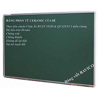 Bảng từ Ceramic của Bỉ viết phấn kích thước 40x60cm (xem thêm các cỡ- bavico)