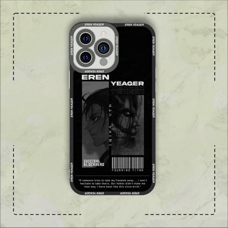 Ốp lưng iphone cạnh vuông JM Case Anime AOT Eren Yeager 6plus/6s/6splus/7/7plus/8/8plus/x/xs/11/12/pro/max/plus/promax