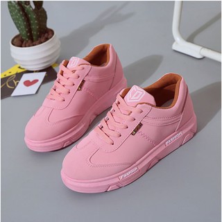 Giày Sneaker nữ Hàn Quốc Full  màu Hồng Phấn