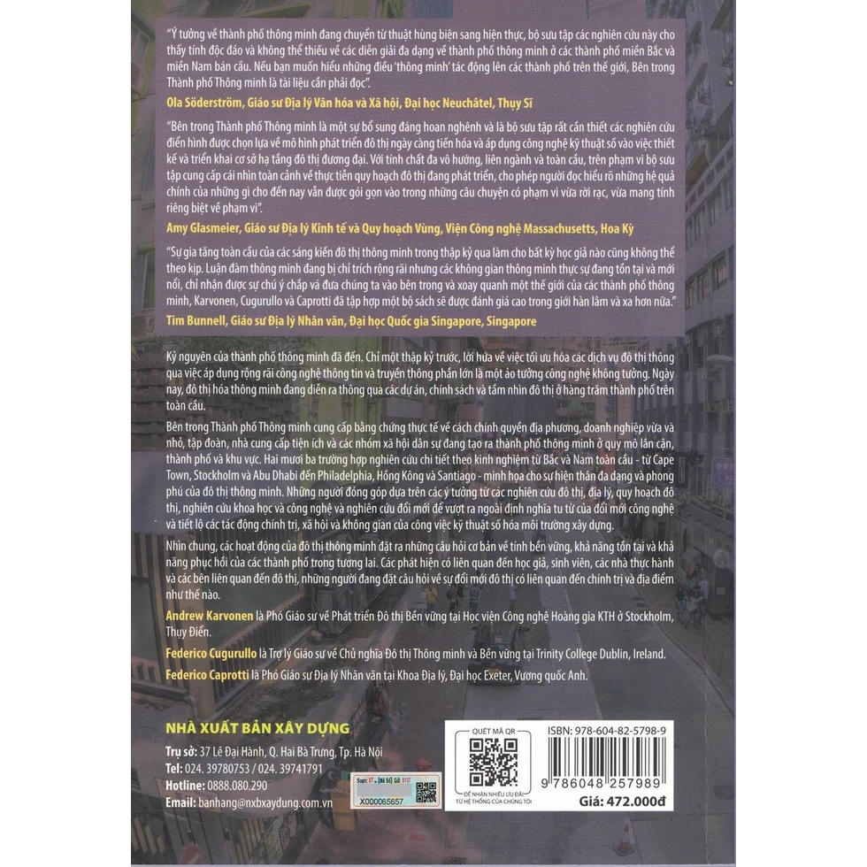 Sách - Bên Trong Các Thành Phố Thông Minh - Địa Điểm, Chính Trị Và Đổi Mới Đô Thị