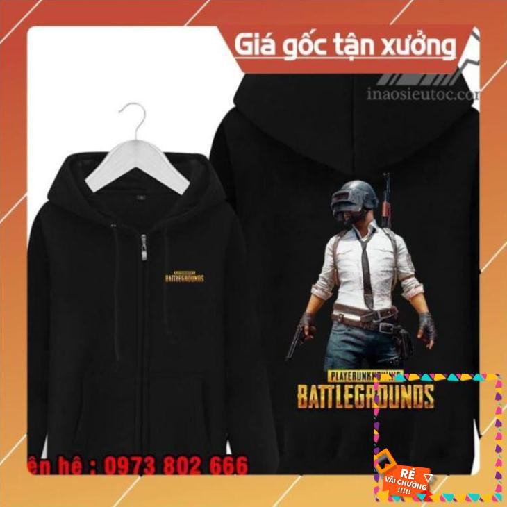 [SALE] [SALE GIÁ GỐC] [RẺ VÔ ĐICH] Áo khoác PUBG đẹp  tặng kèm bịt mặt PUBG cực ngầu