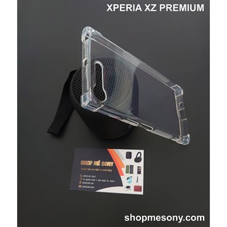 Sony XZ Premium - Ốp lưng trong suốt 4 góc chống sốc cao cấp