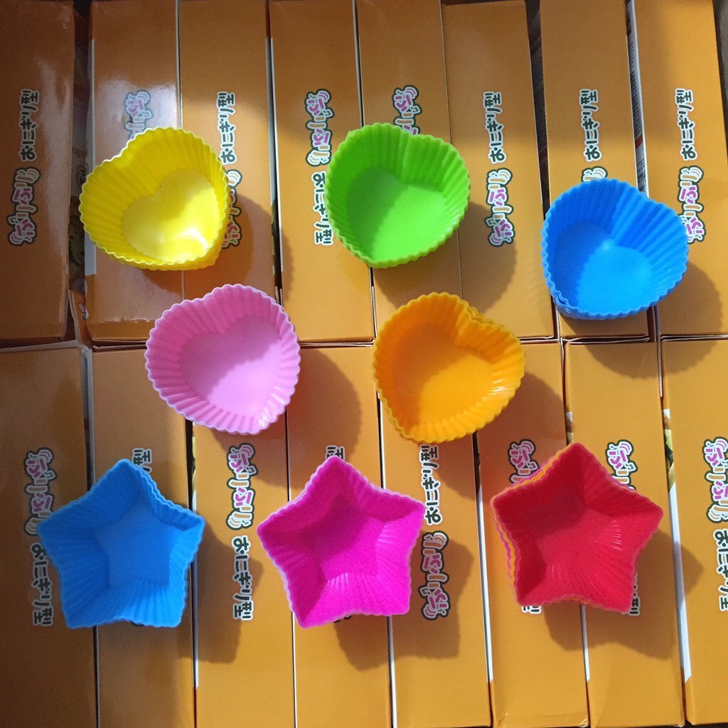 Khuôn cupcake silicon 7cm để làm bánh cho bé