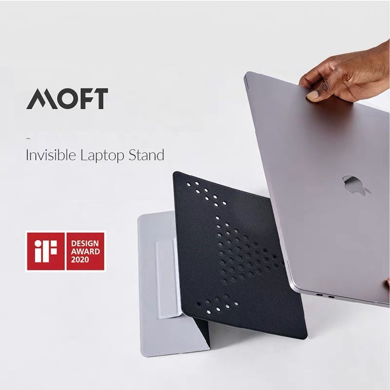 [chính hãng Moft ] Đế nâng tản nhiệt laptop Macbook Moft laptop stand siêu mỏng có thể gấp gọn | BigBuy360 - bigbuy360.vn