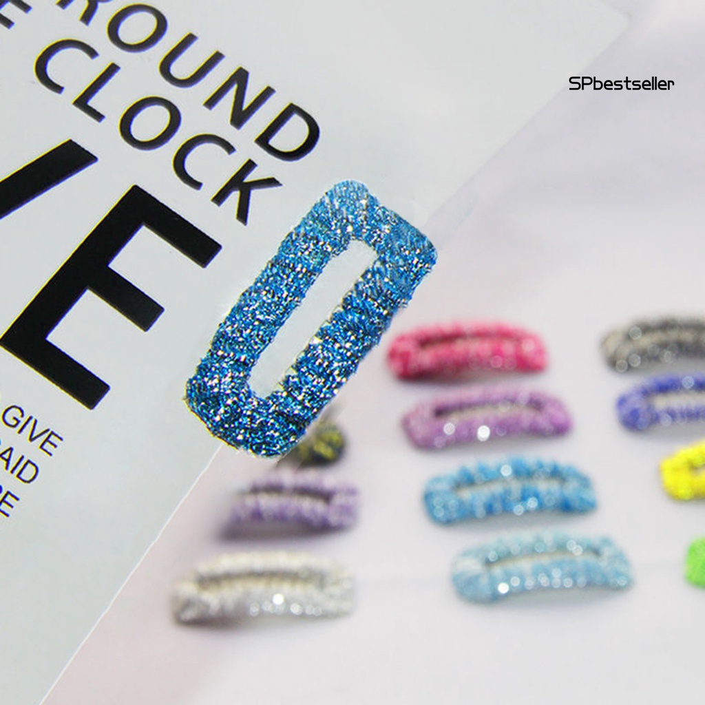 Kẹp Tóc Kim Loại Hình Chữ Nhật Cho Thú Cưng