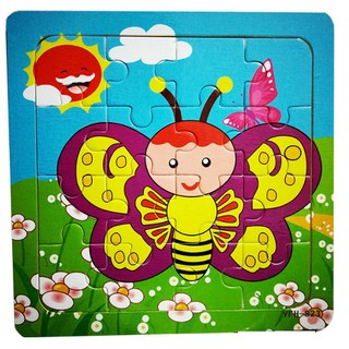 BỘ GHÉP TRANH GỖ 16 MIẾNG