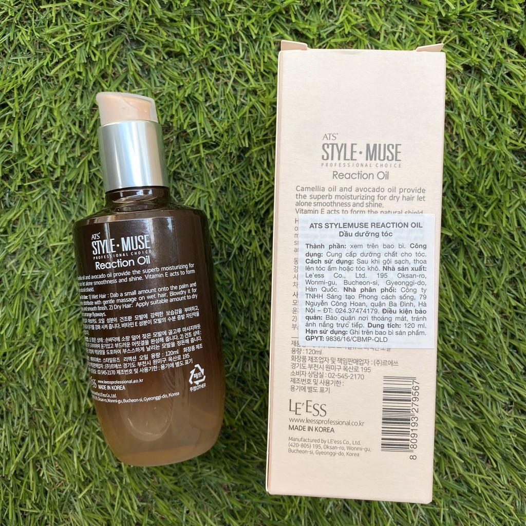 Dầu dưỡng chăm sóc tóc ATS Stylemuse Reaction Oil 120ml ( New 2021 )