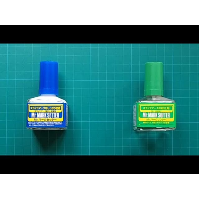 Dung dịch Mr Mark Softer MS231 và Mr Mark Setter MS232 dùng dán Decal mô hình Gundam LBX 30MM