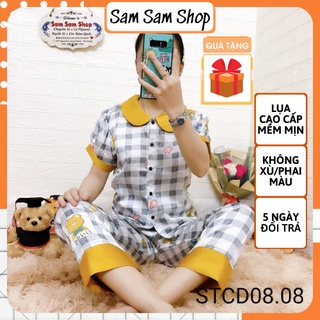 Đồ bộ Pijama dài Hàn Quốc mặc nhà - Đồ bộ dài - Chất liệu lụa Satin mềm mịn, cực đẹp.