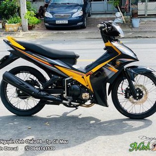 Tem xe cao cấp - ex 2006-2010 vàng đen - tem rời