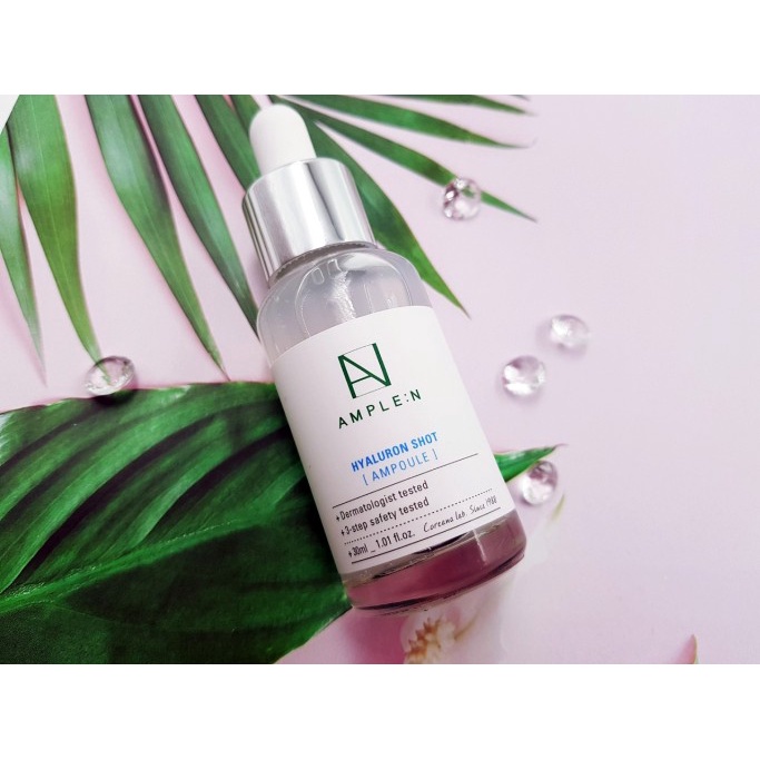 Tinh Chất Cấp Nước, Dưỡng Ẩm Ample:N Hyaluron Shot Ampoule