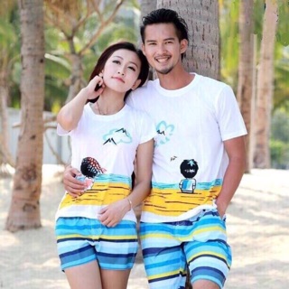 Cặp đôi đi biển đẹp