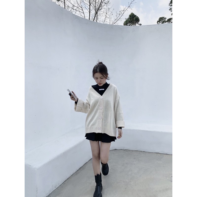 Oli cardigan - Áo Cardigan len basic dáng dài | BigBuy360 - bigbuy360.vn