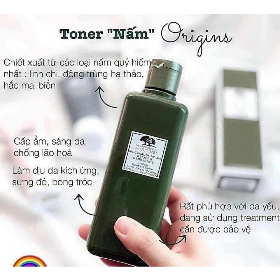 Toner Nấm Origins Mega-Mushroom 200mL