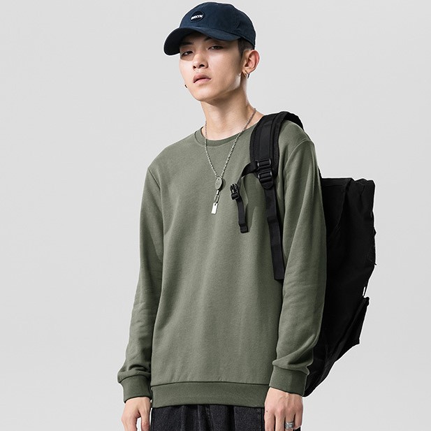 Áo thun nam dài tay Basic nhiều màu, áo nỉ da cá chất đẹp A68 Đức Sport