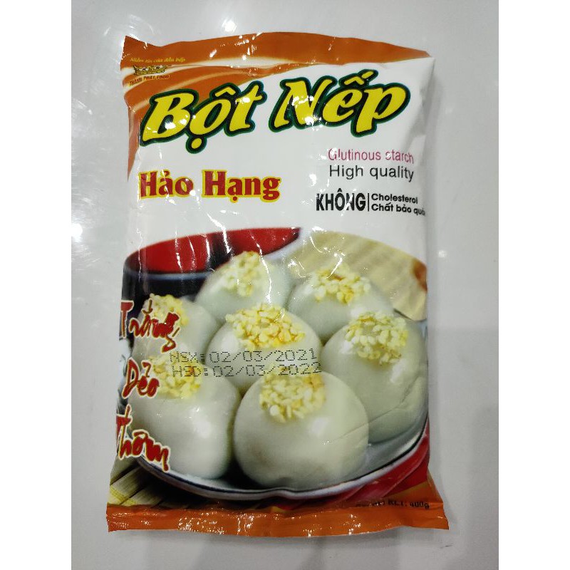 Compo 400g bột nếp Hảo hạng + 300g đường viên làm bánh trôi