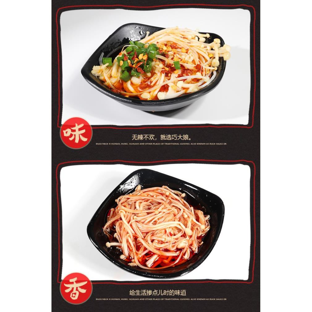 Nấm Kim Châm Sốt Cay -  Gói 22gr Siêu Ngon