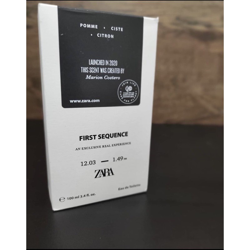 Nước hoa Zara nam FIRST SEQUENCE EDT 100 ML .