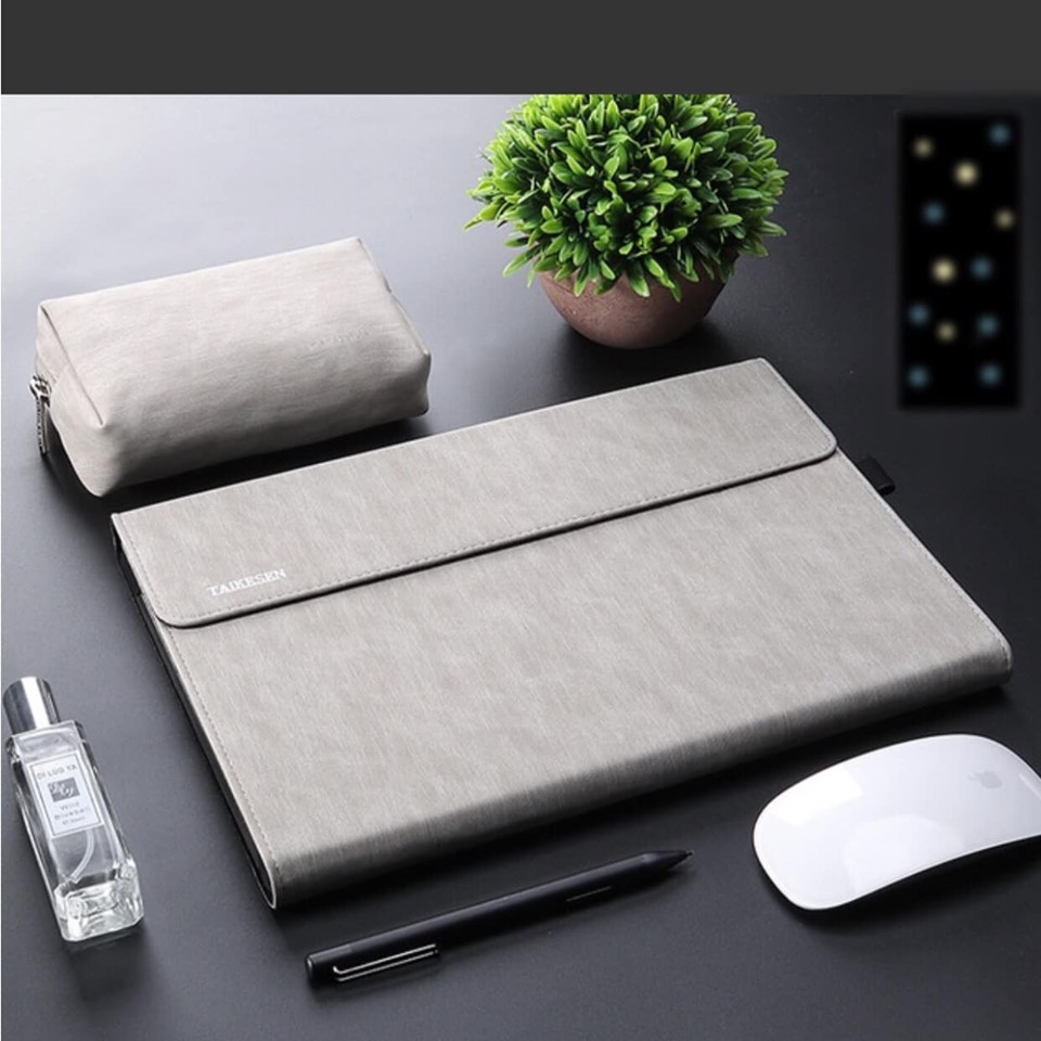 Bao da cao cấp Taikesen cho Surface Pro 4,5,6,7 + Túi phụ kiện M13